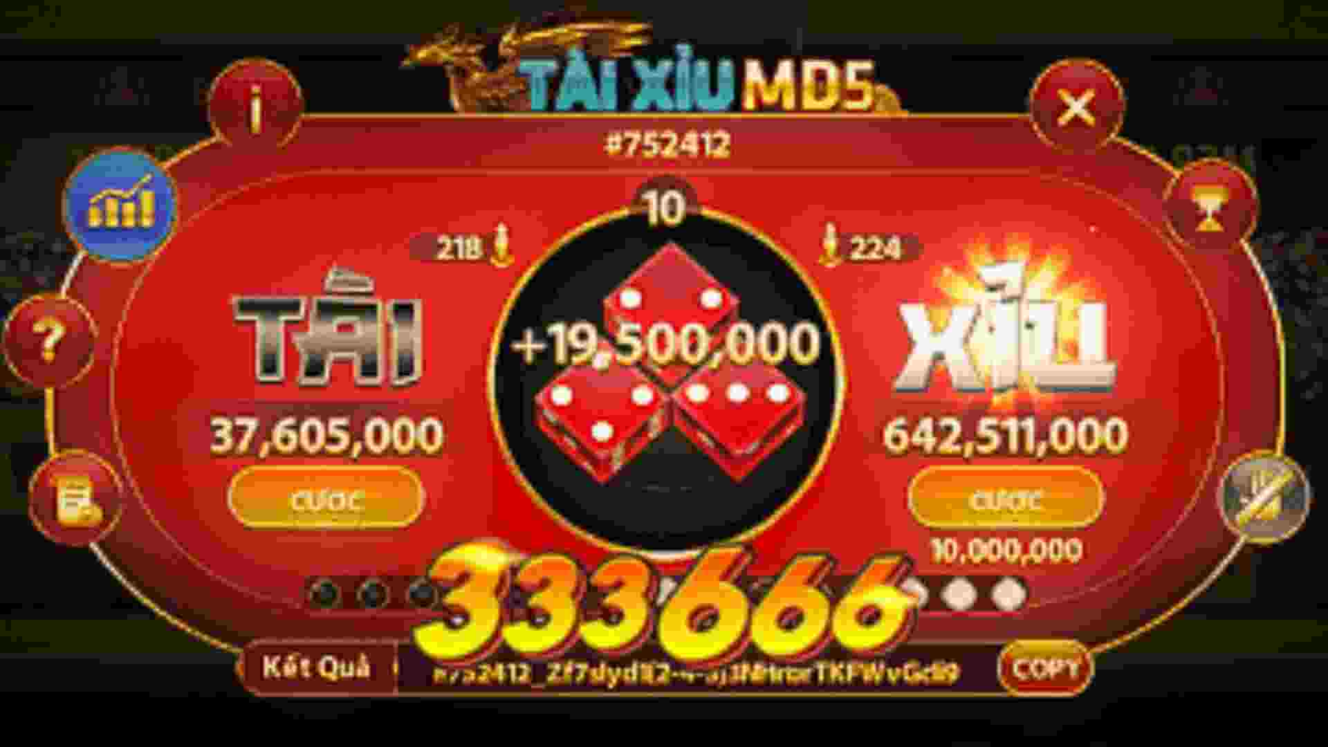 Nhà cái 333666 giới thiệu tựa game Tài Xỉu MD5 .jpg