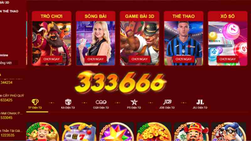 Cổng game 333666 - siêu phẩm mùa hè 2023