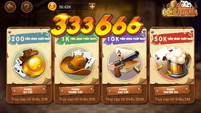 Chinh phục tựa game Poker Bull tại cổng game 333666