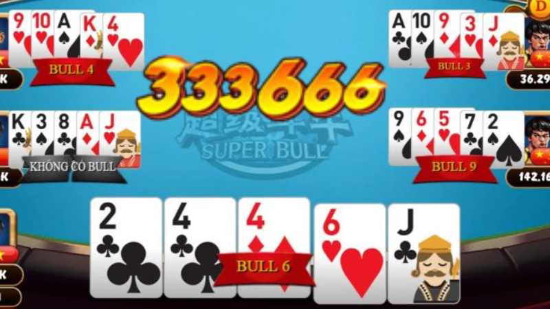 333666 Chia Sẻ Kinh Nghiệm Chơi Super Bull Thắng Đậm